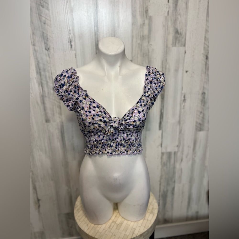 Floral crop top
